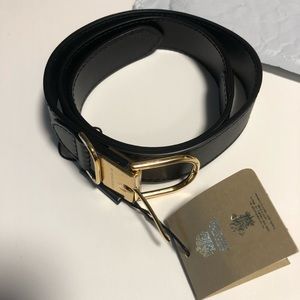 Burberry Calf Leather Belt NWT
